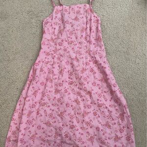 Gap kid girl pink summer dress size L
